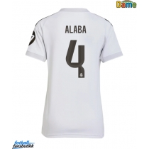 Real Madrid David Alaba #4 Hjemmedrakt Dame 2025-26 Kortermet